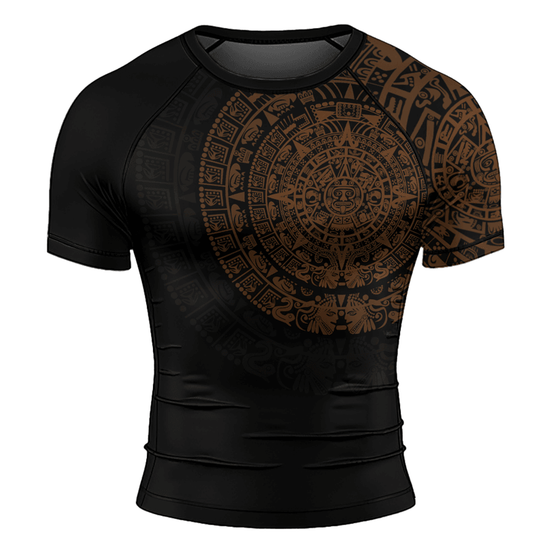Rashninja Aztec Ranked Men's Short Sleeve Rash Guard