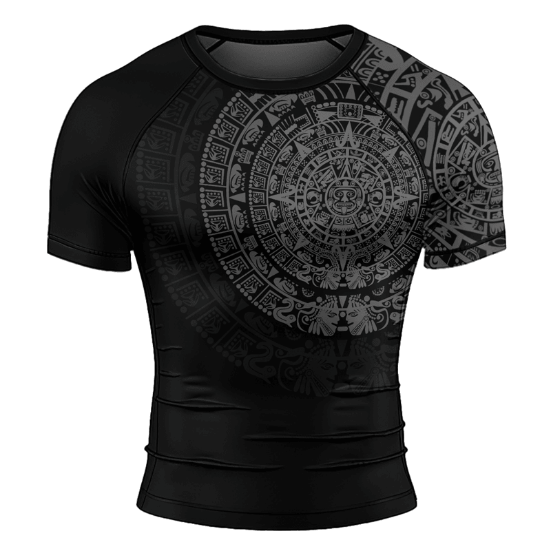 Rashninja Aztec Ranked Men's Short Sleeve Rash Guard