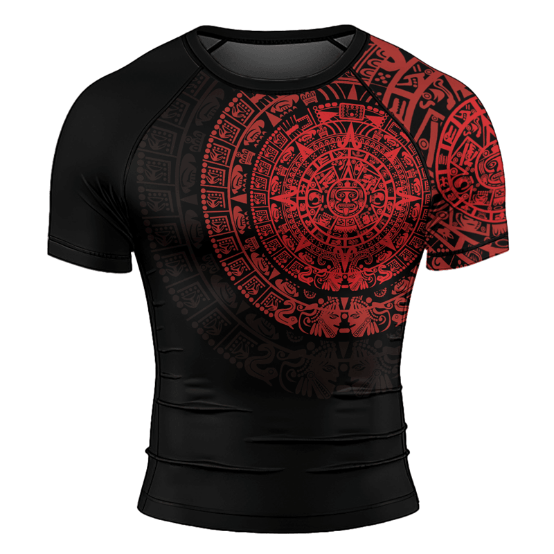 Rashninja Aztec Ranked Men's Short Sleeve Rash Guard