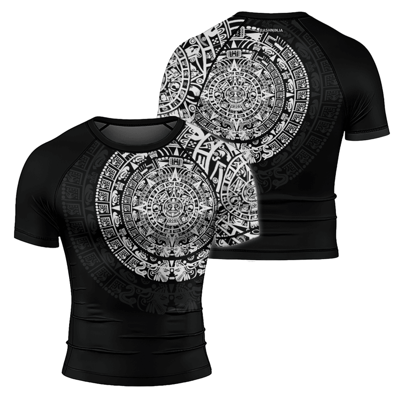 Rashninja Aztec Ranked Men's Short Sleeve Rash Guard