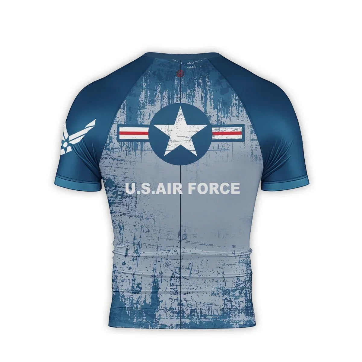 Air Force Veteran Men's Short Sleeve Rash Guard