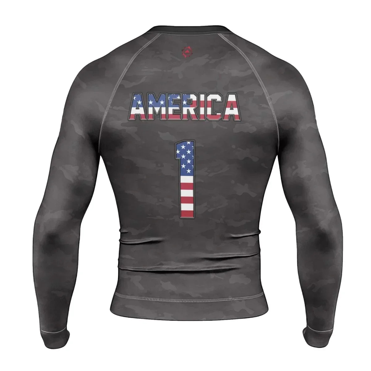 American Independence Day Men's Long Sleeve Rash Guard