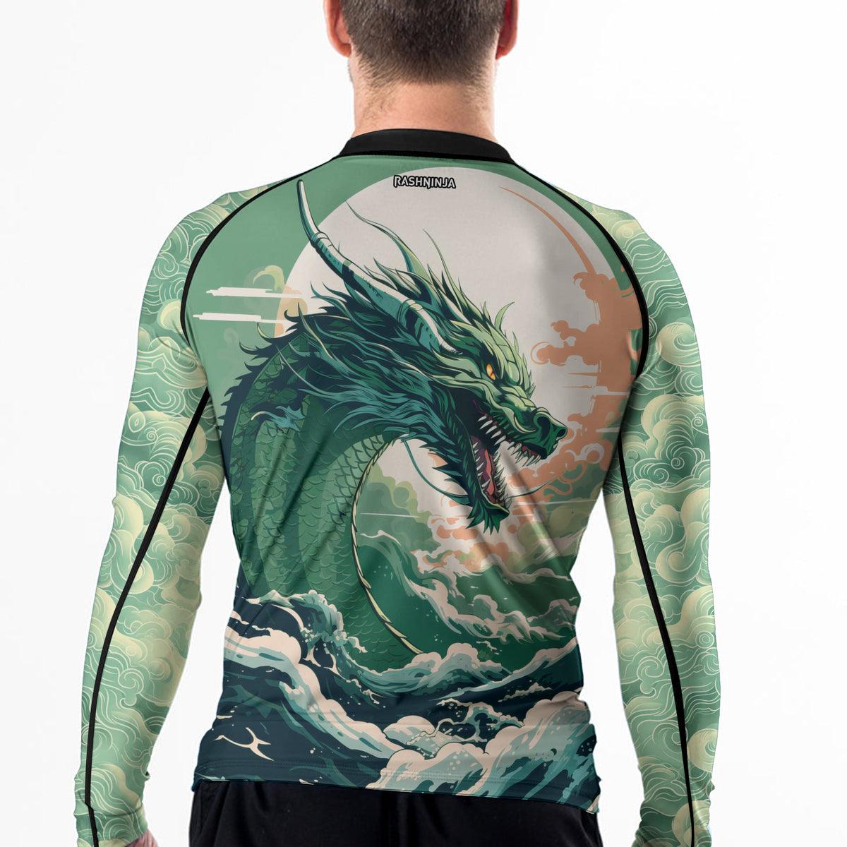 Rashninja Dragon Majesty Men's Long Sleeve Rash Guard
