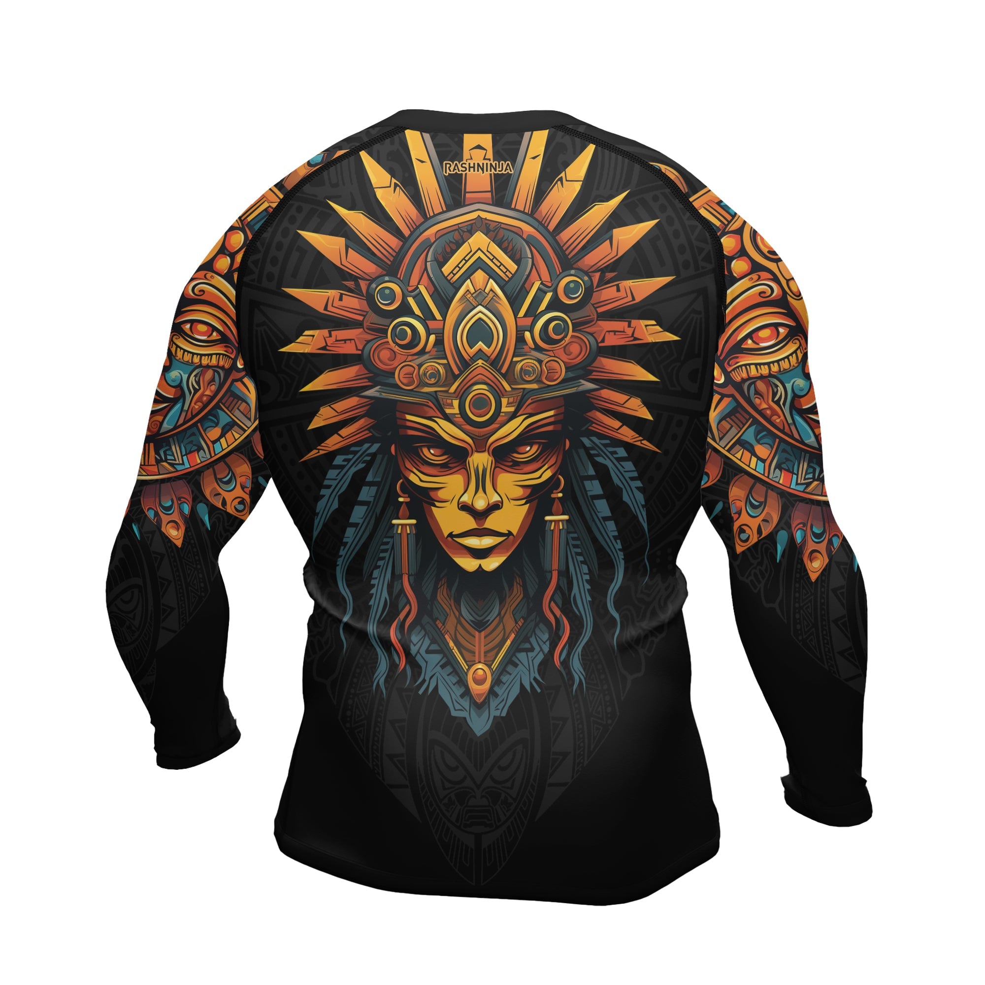 Rashninja Aztec Chieftain Men's Long Sleeve Rash Guard