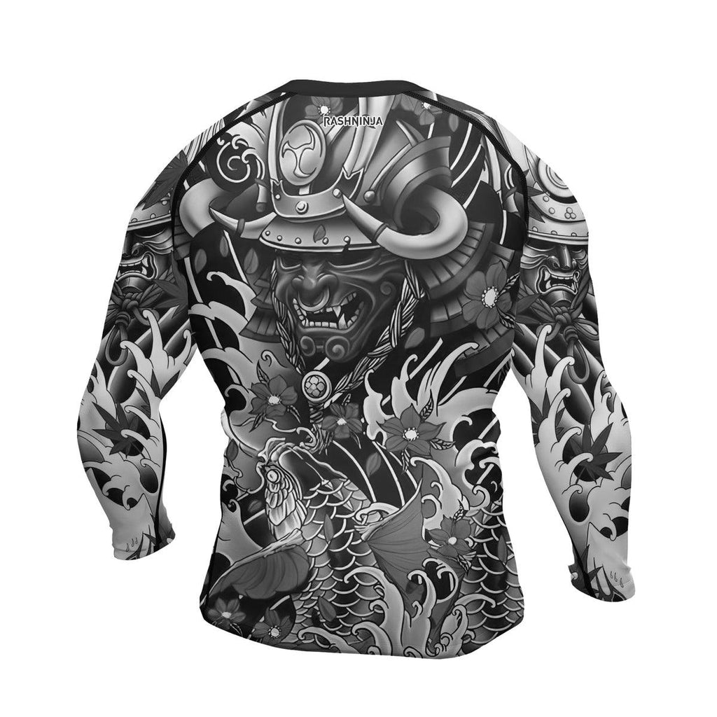 Rashninja Oni Shadows Men's Long Sleeve Rash Guard