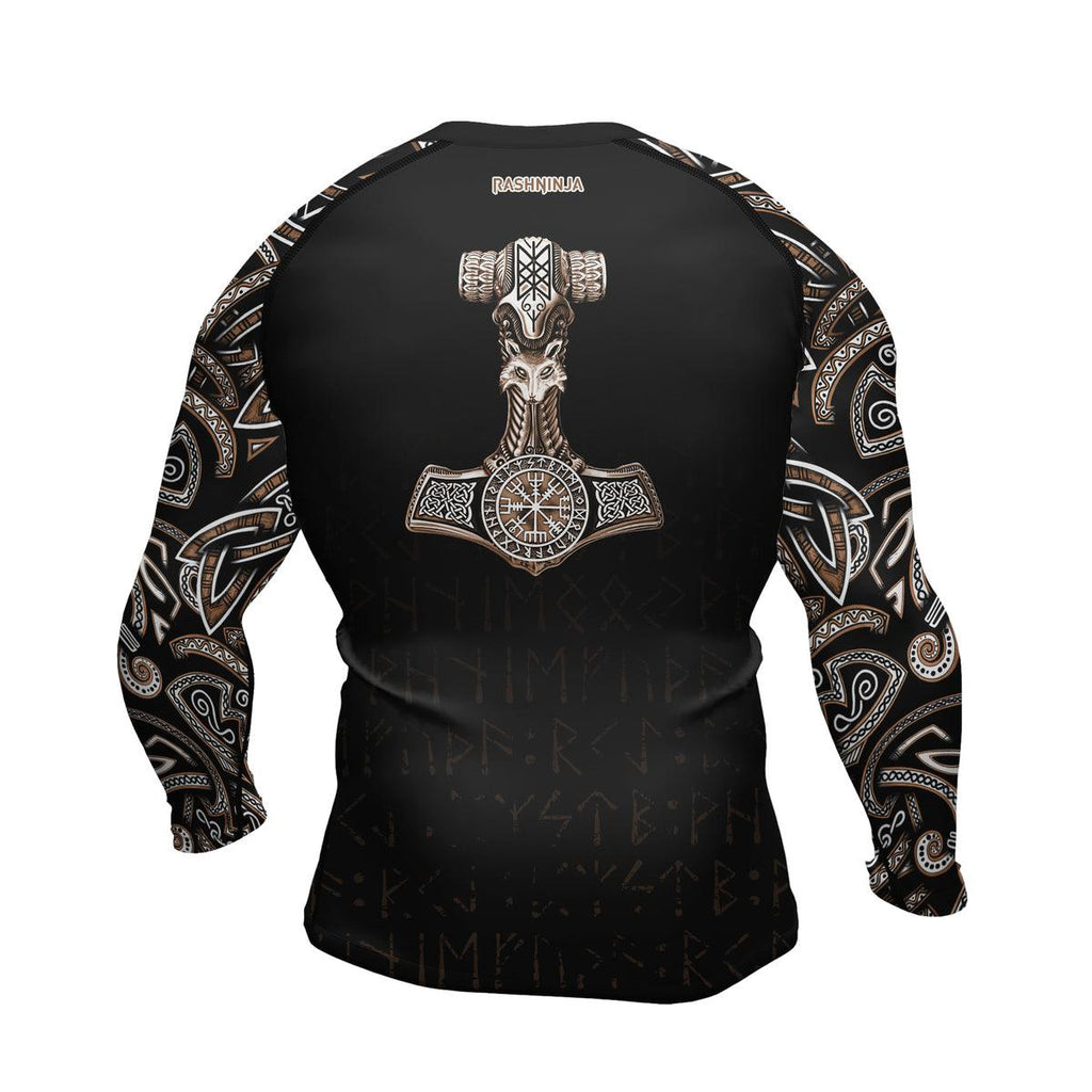 Rashninja Thor's Hammer Ranked Men's Long Sleeve Rash Guard