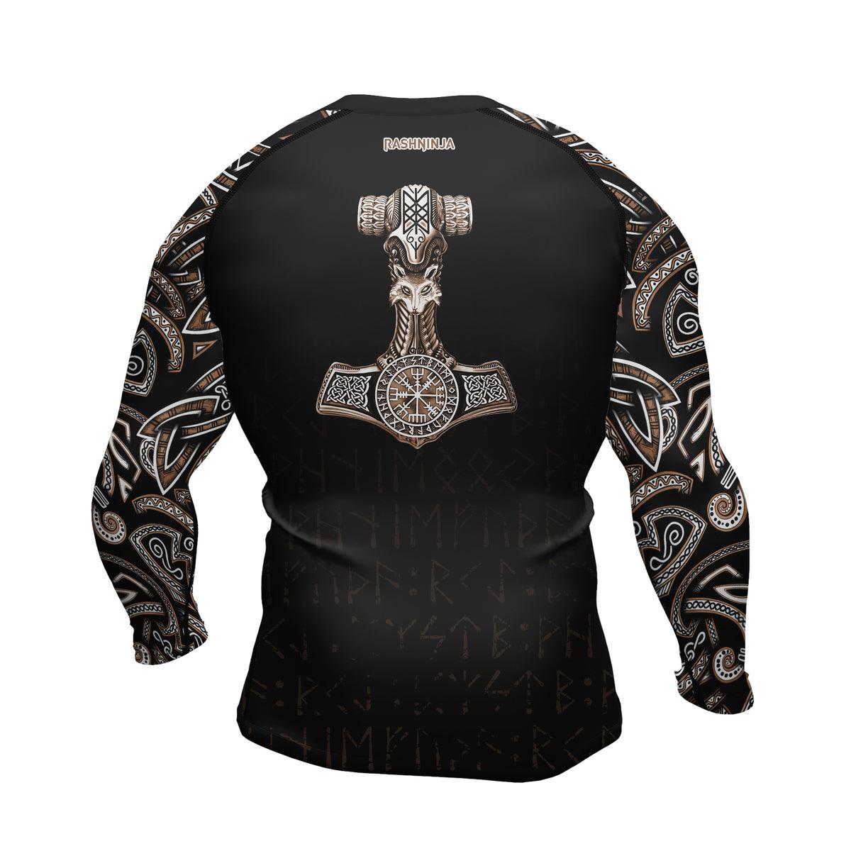 Rashninja Thor's Hammer Ranked Men's Long Sleeve Rash Guard