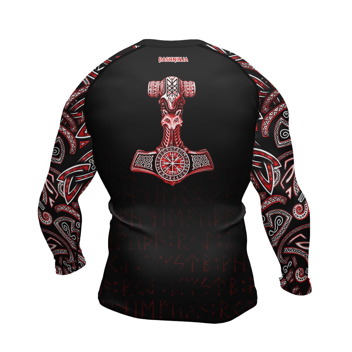 Rashninja Thor's Hammer Ranked Men's Long Sleeve Rash Guard