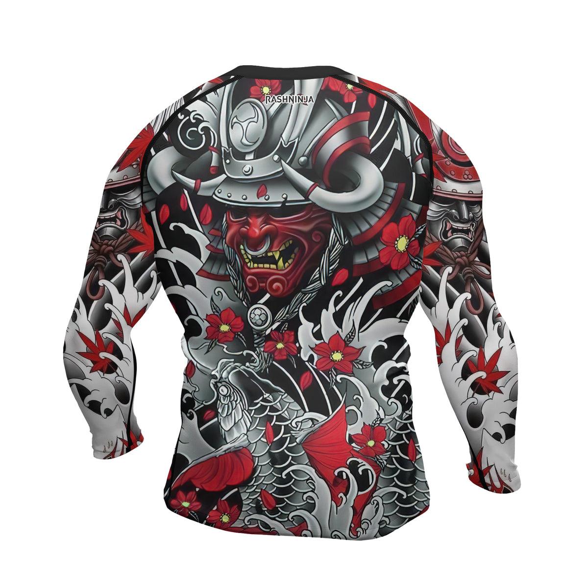 Rashninja Oni Shadows Men's Long Sleeve Rash Guard