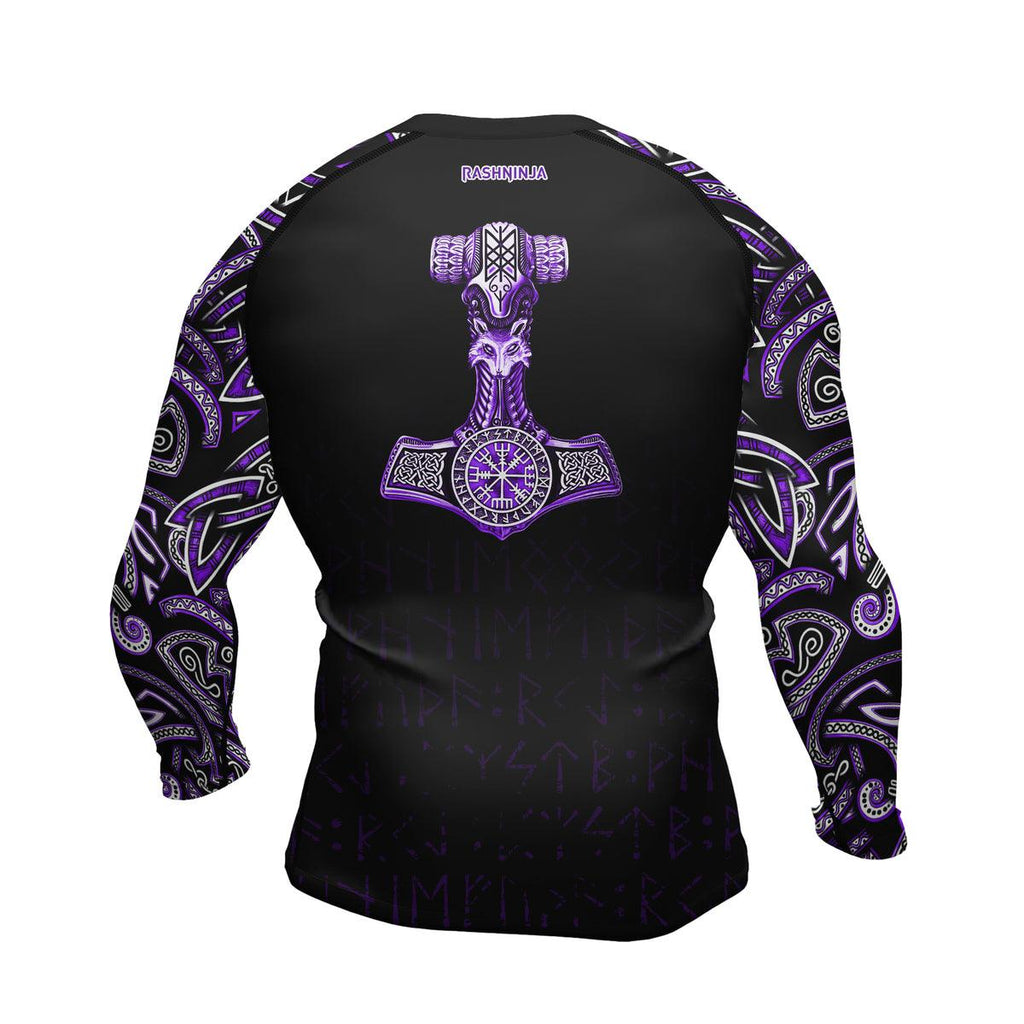 Rashninja Thor's Hammer Ranked Men's Long Sleeve Rash Guard