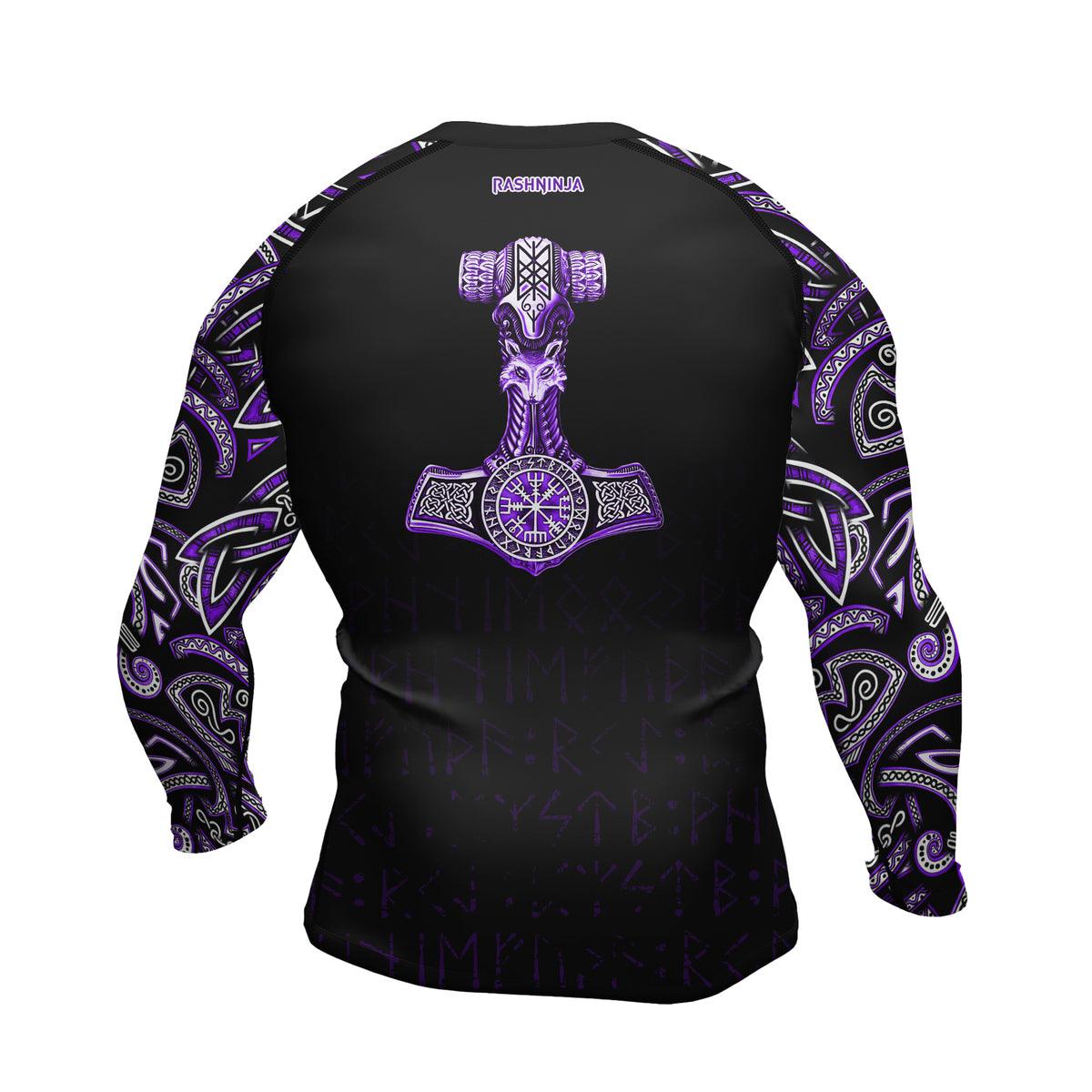 Rashninja Thor's Hammer Ranked Men's Long Sleeve Rash Guard