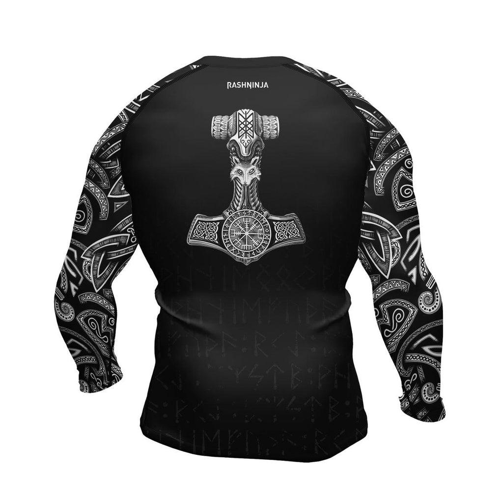 Rashninja Thor's Hammer Ranked Men's Long Sleeve Rash Guard