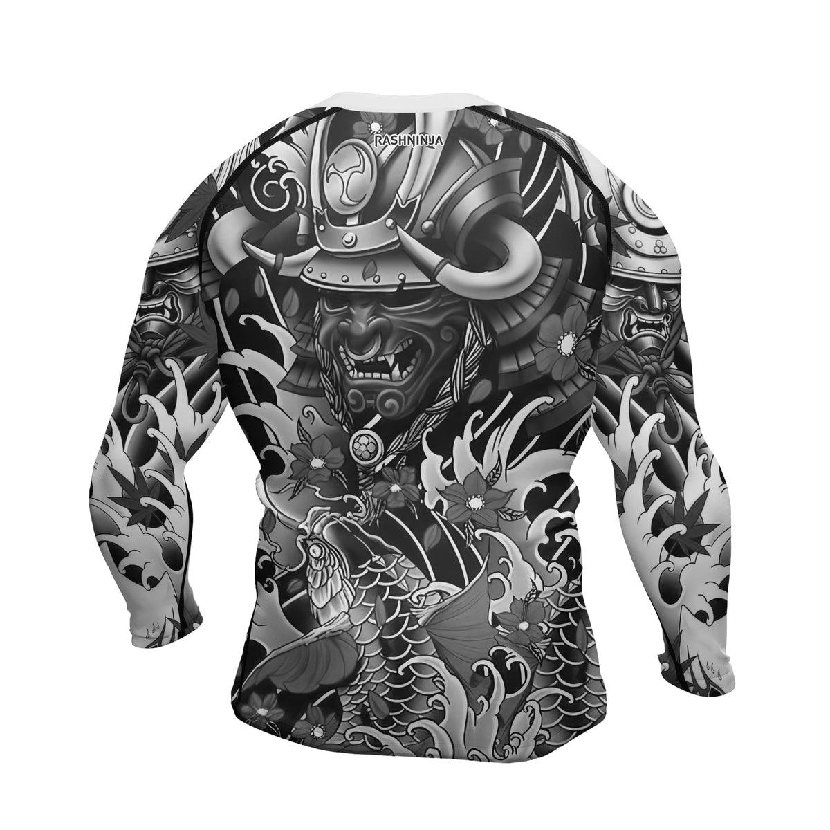 Rashninja Oni Shadows Men's Long Sleeve Rash Guard