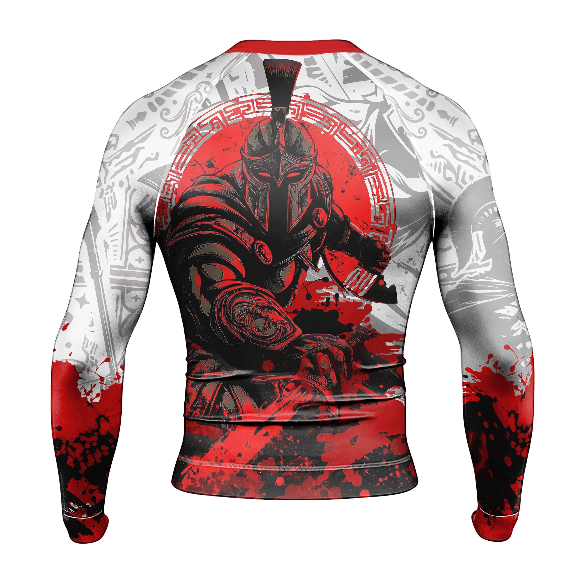 Bloody Spartan Men's Long Sleeve Rash Guard