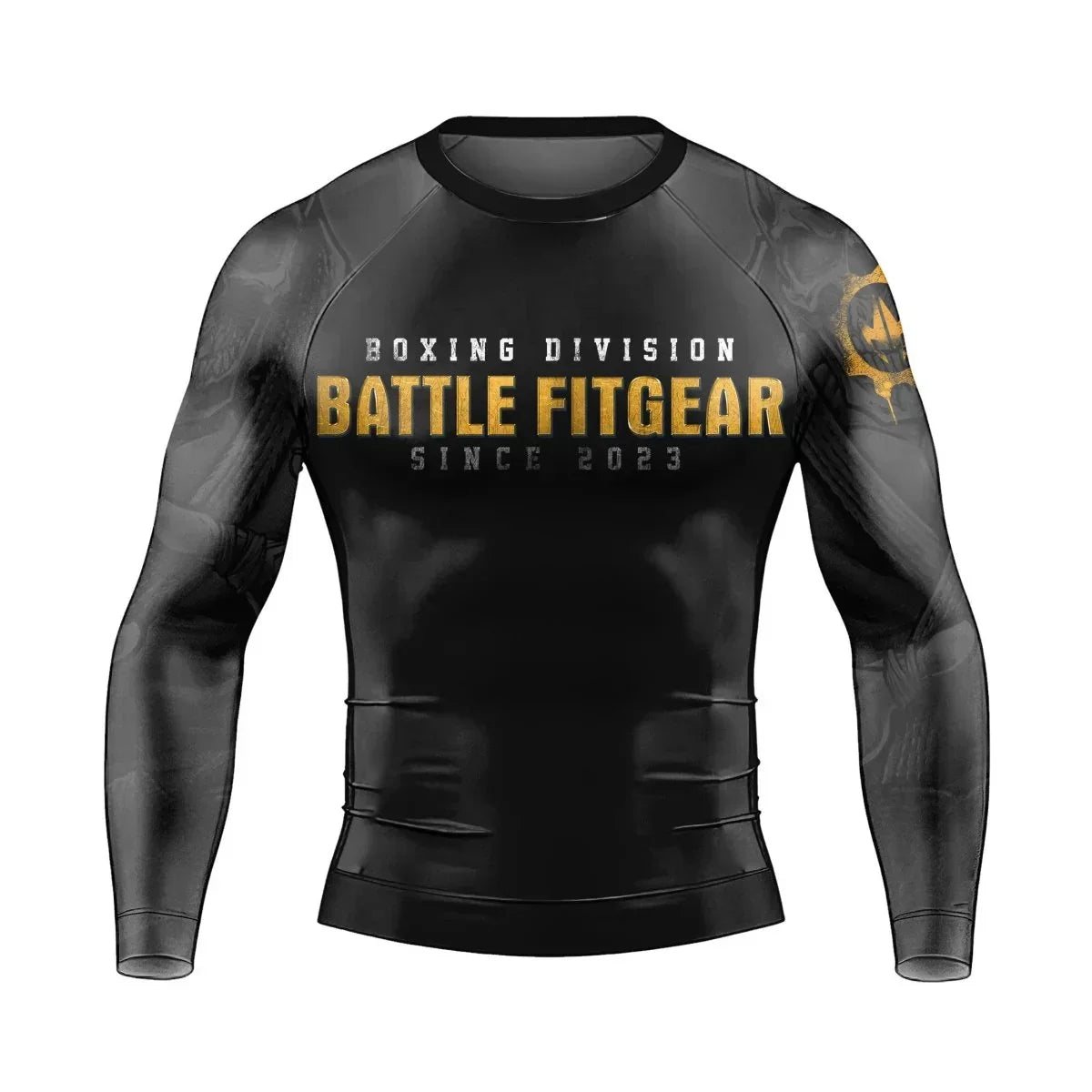 Boxing Division Men's Long Sleeve Rash Guard