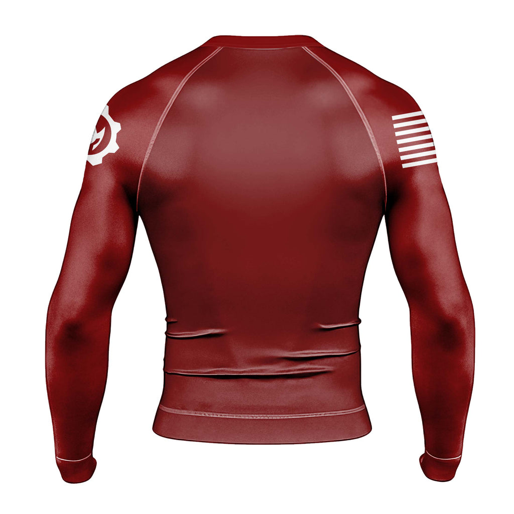 Bravery Is Action Men's Long Sleeve Rash Guard