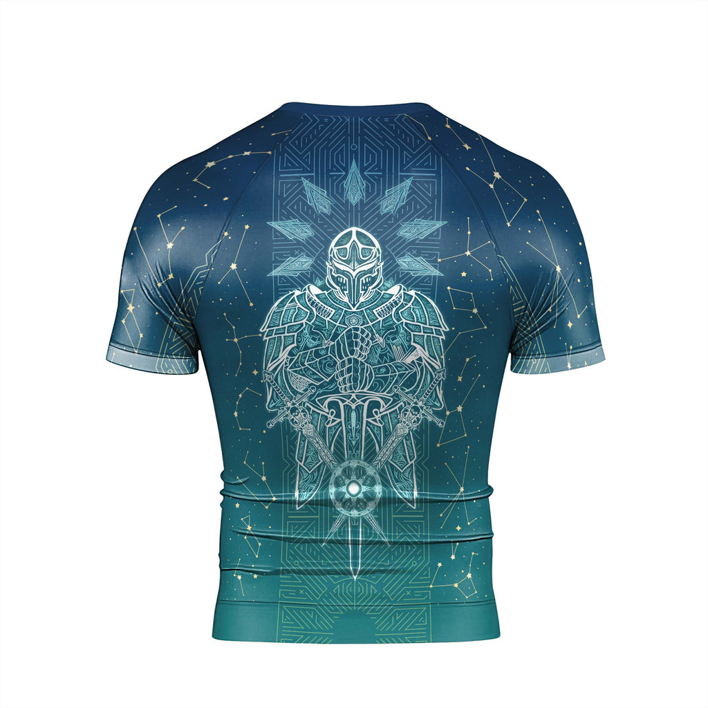 Celestial Warrior Armor Men's Short Sleeve Rash Guard