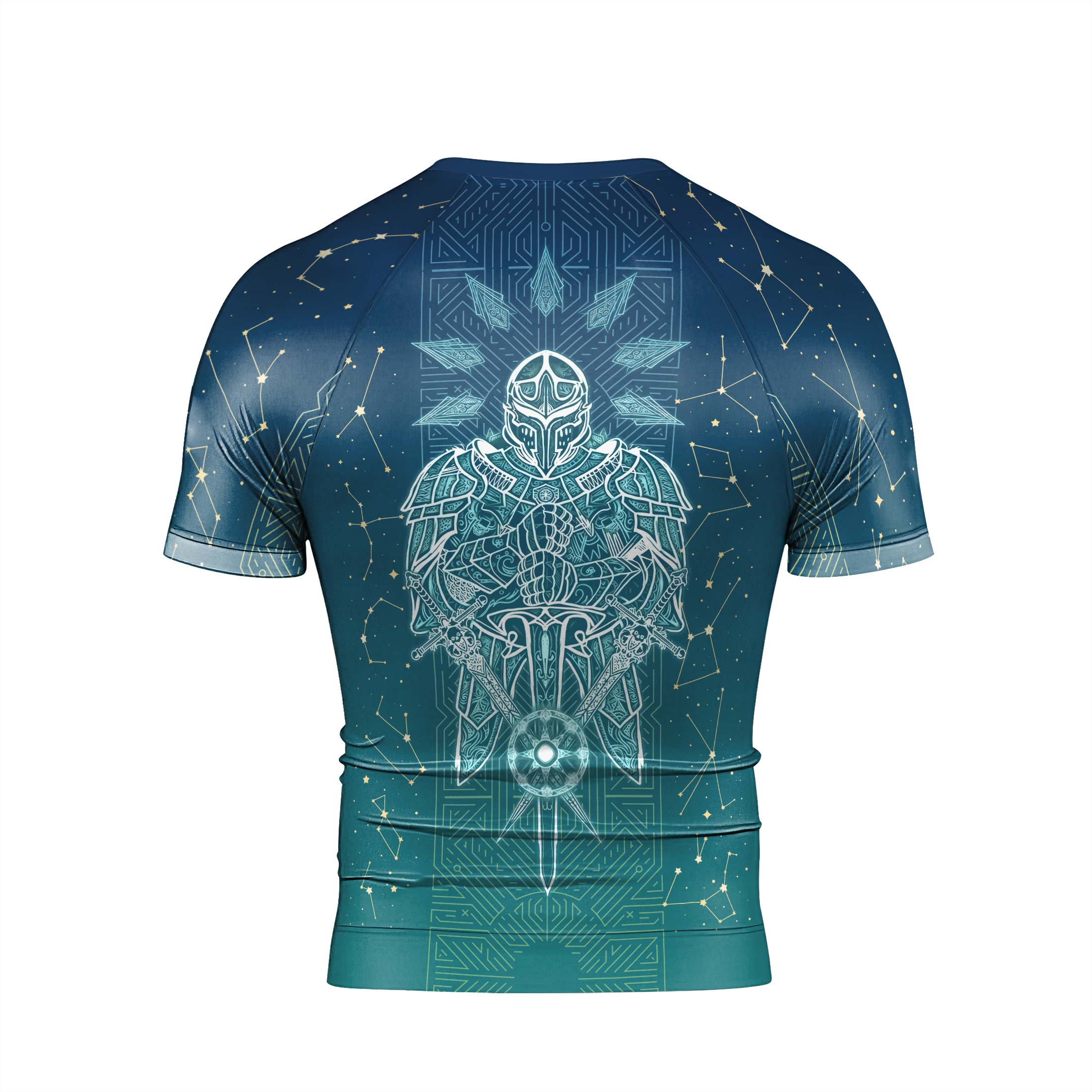 Celestial Warrior Armor Men's Short Sleeve Rash Guard