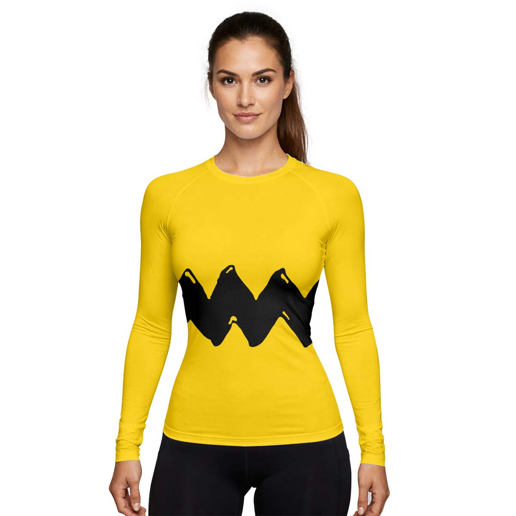 Charlie Brown Cosplay Rash Guard