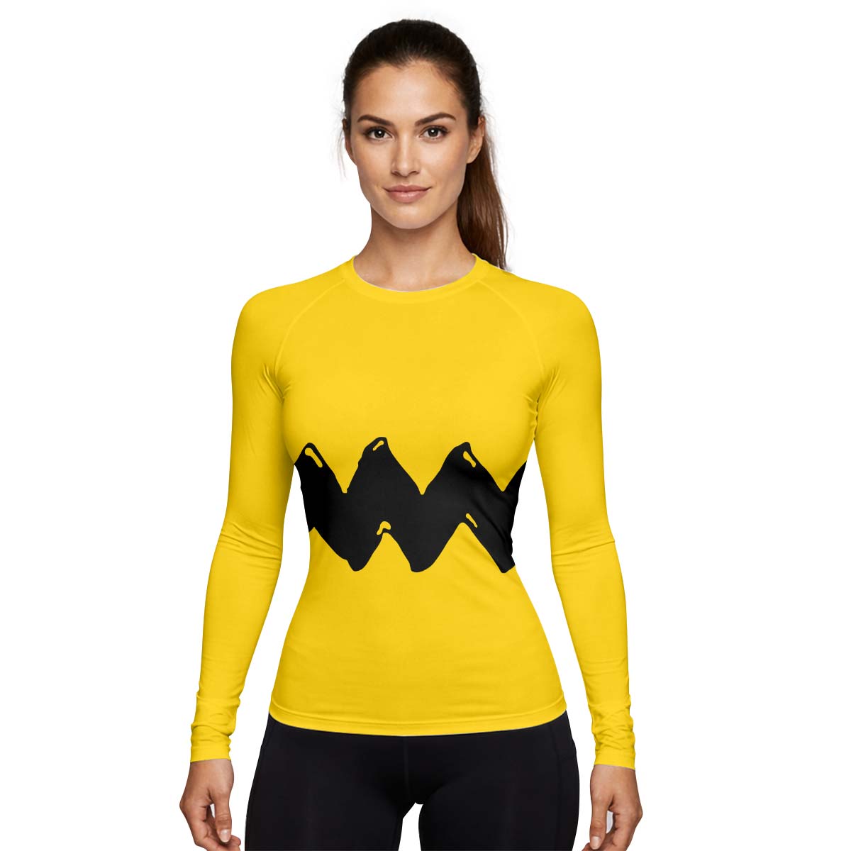 Charlie Brown Cosplay Rash Guard
