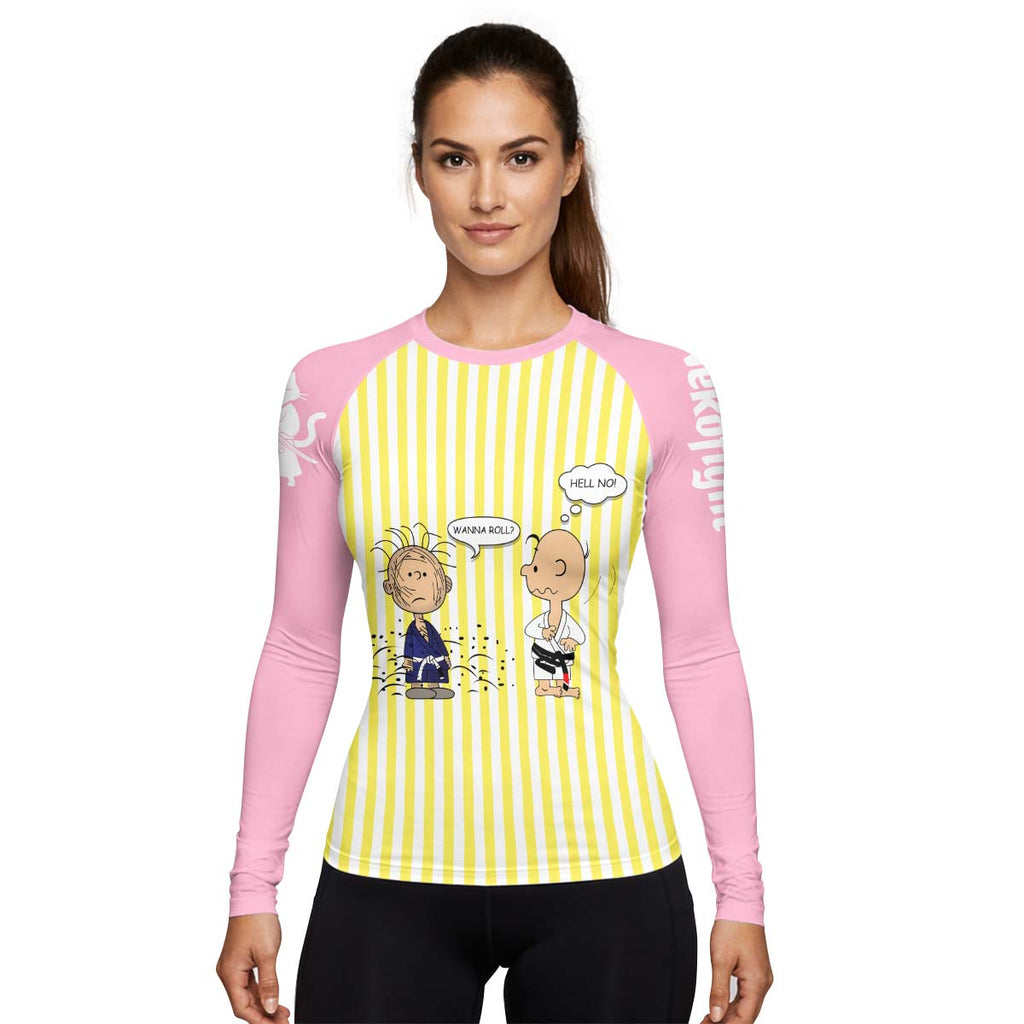 Charlie Brown Wanna Roll Rash Guard