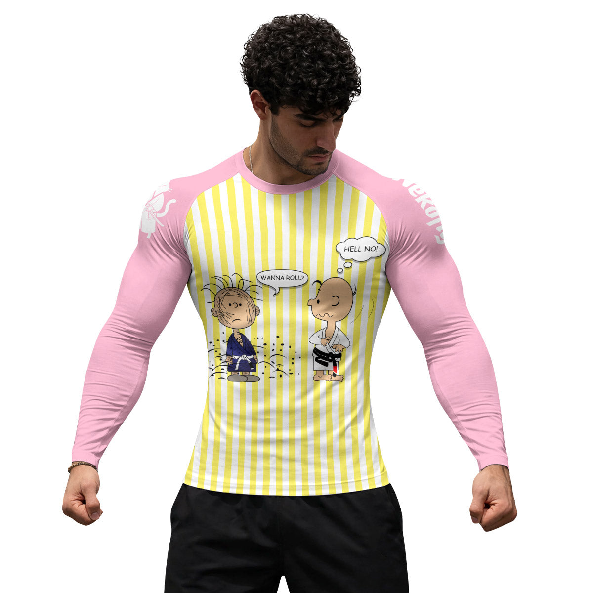 Charlie Brown Wanna Roll Rash Guard