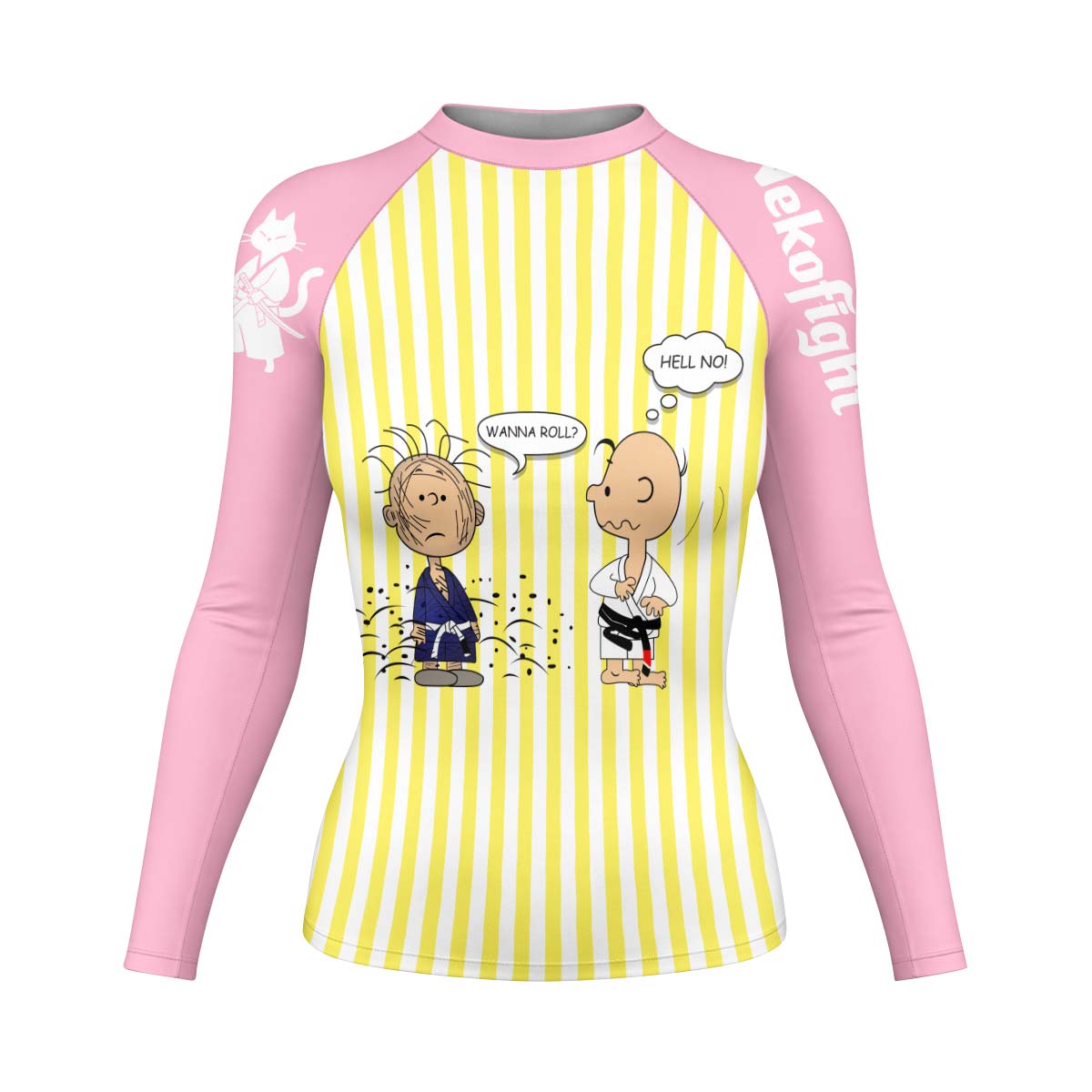 Charlie Brown Wanna Roll Rash Guard