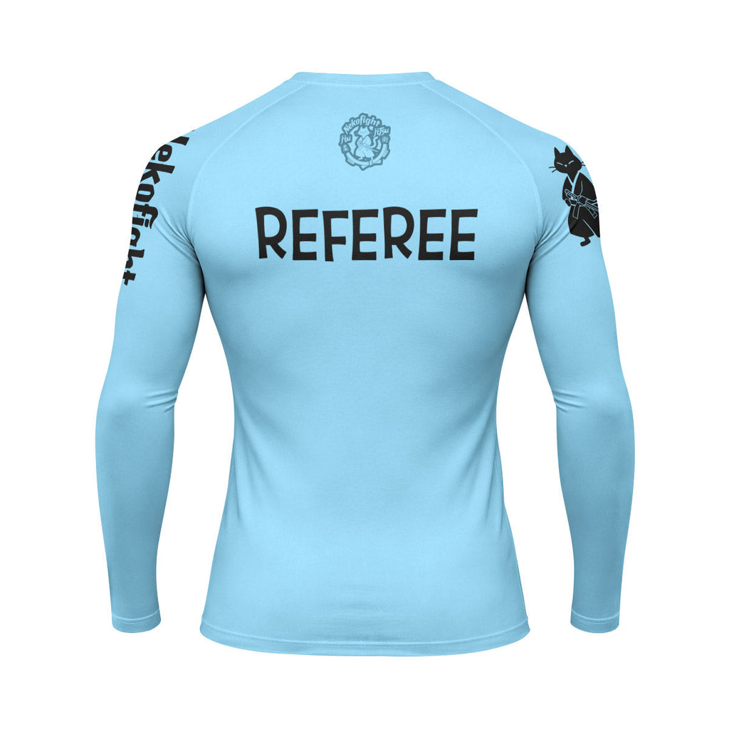 Charlie Referee Blue Rash Guard