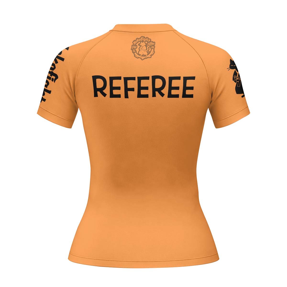 Charlie Referee Orange Rash Guard