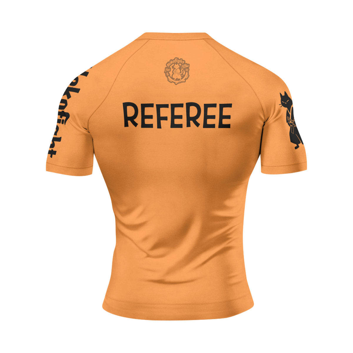 Charlie Referee Orange Rash Guard