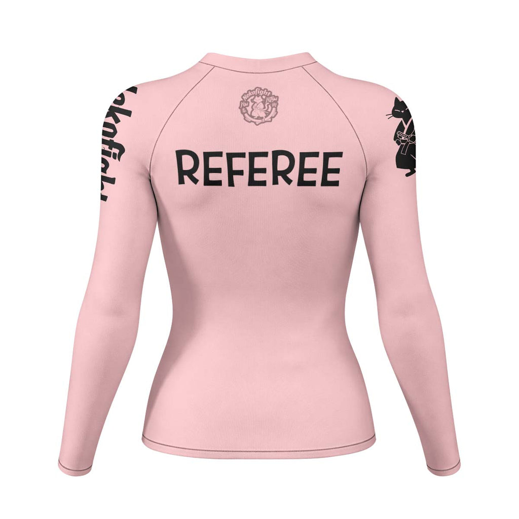Charlie Referee Pink Rash Guard