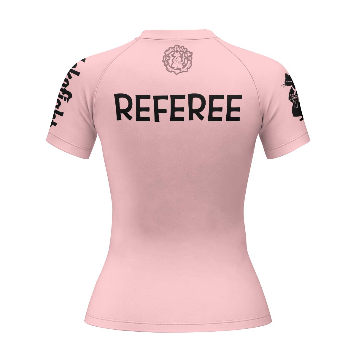 Charlie Referee Pink Rash Guard