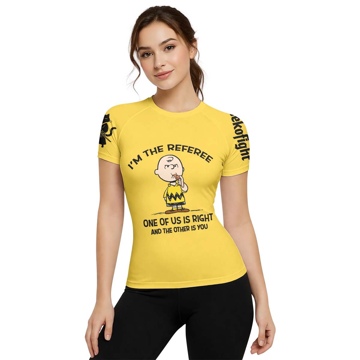 Charlie Referee Rash Guard