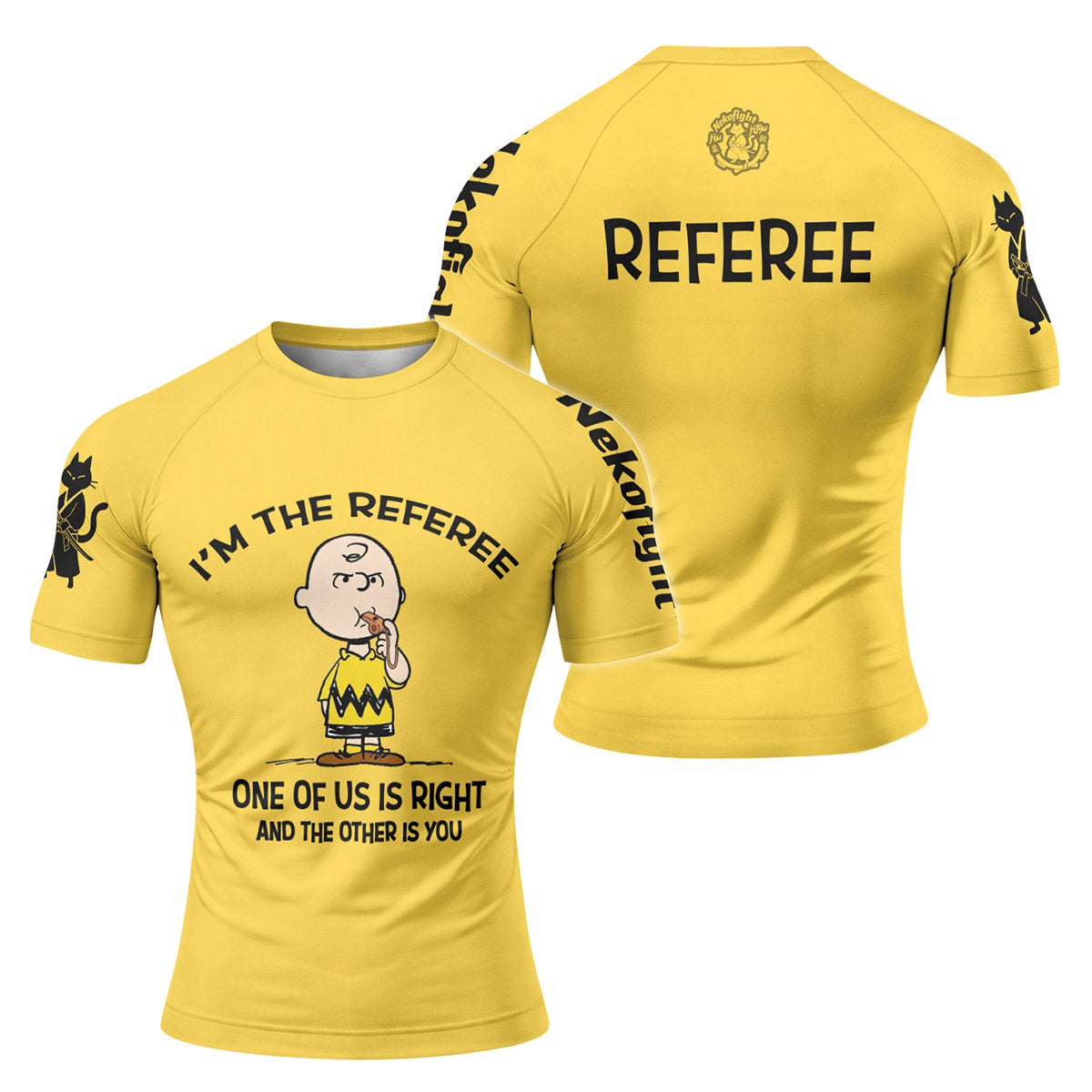 Charlie Referee Rash Guard