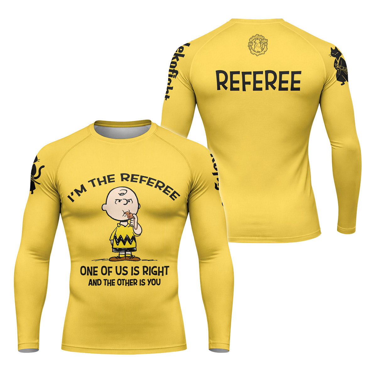 Charlie Referee Rash Guard
