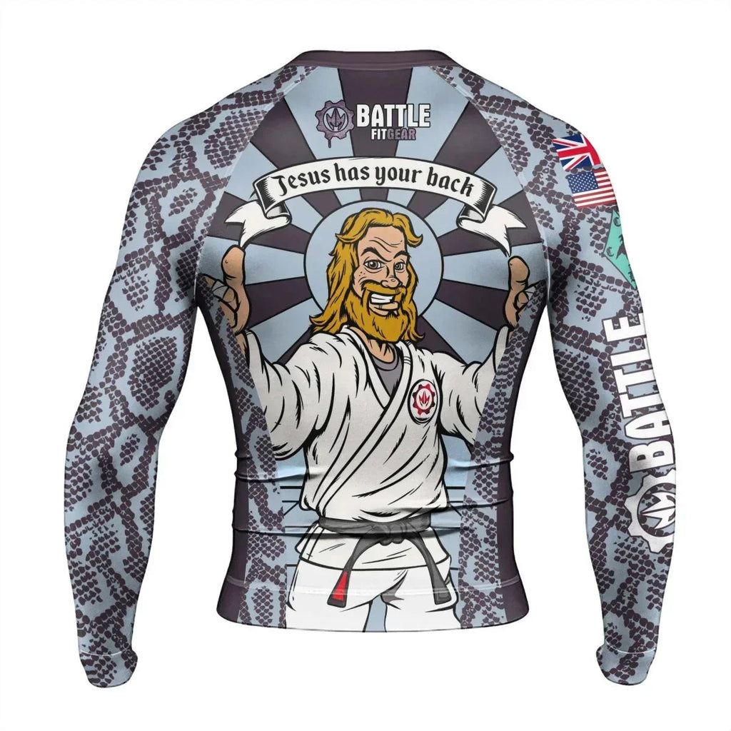 Choking Hazard Men's Long Sleeve Rash Guard