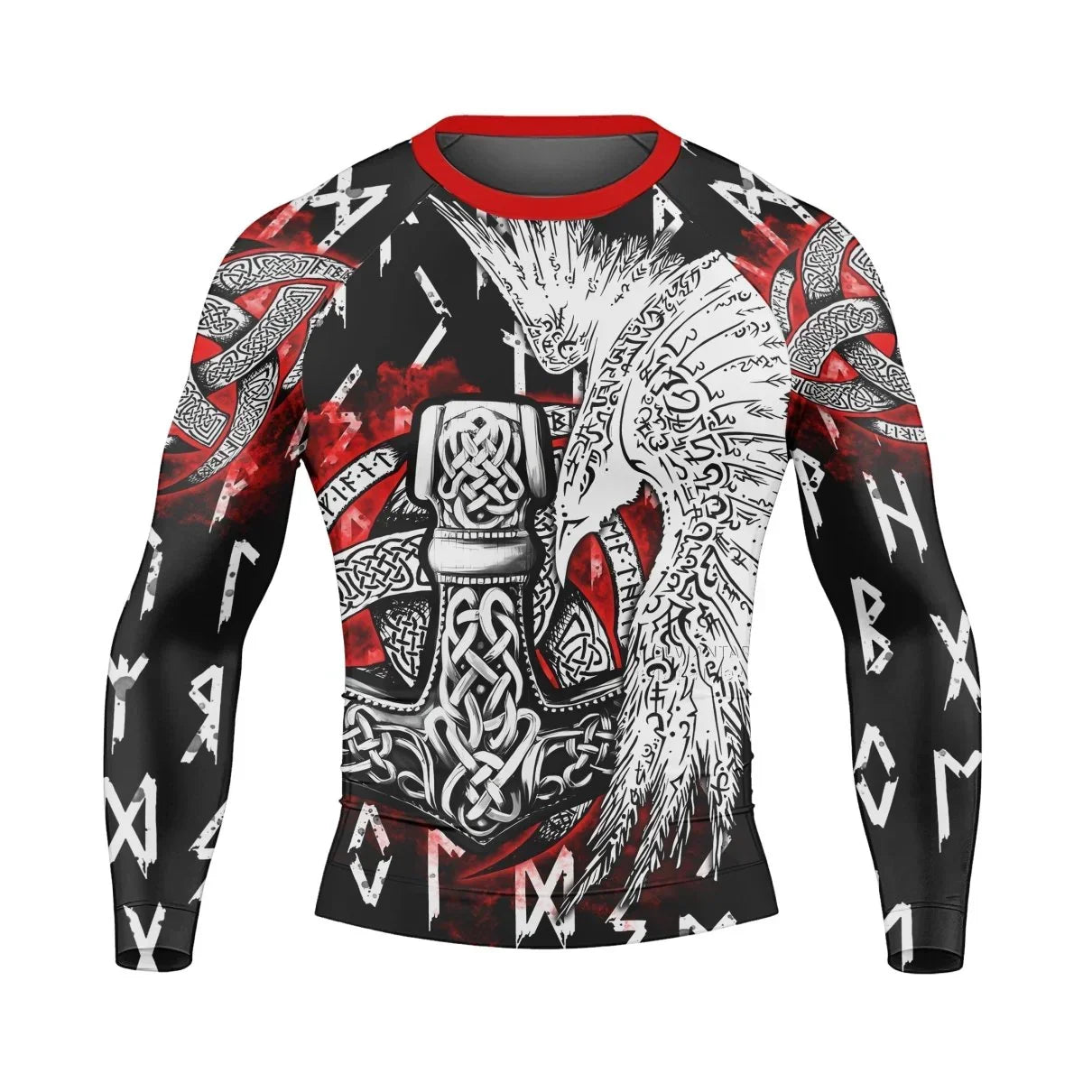 Cool Eagle Vegvisir Men's Long Sleeve Rash Guard