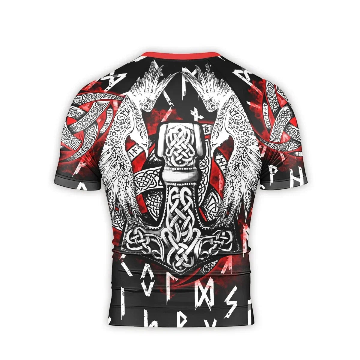 Cool Eagle Vegvisir Men's Short Sleeve Rash Guard