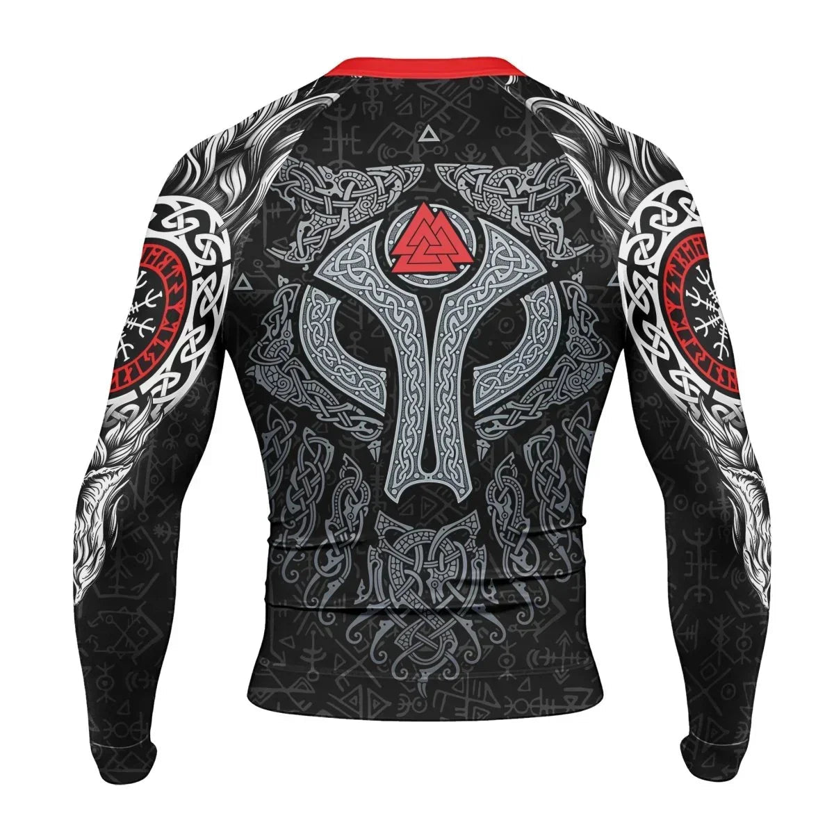 Cool Wolf Vegvisir Men's Long Sleeve Rash Guard