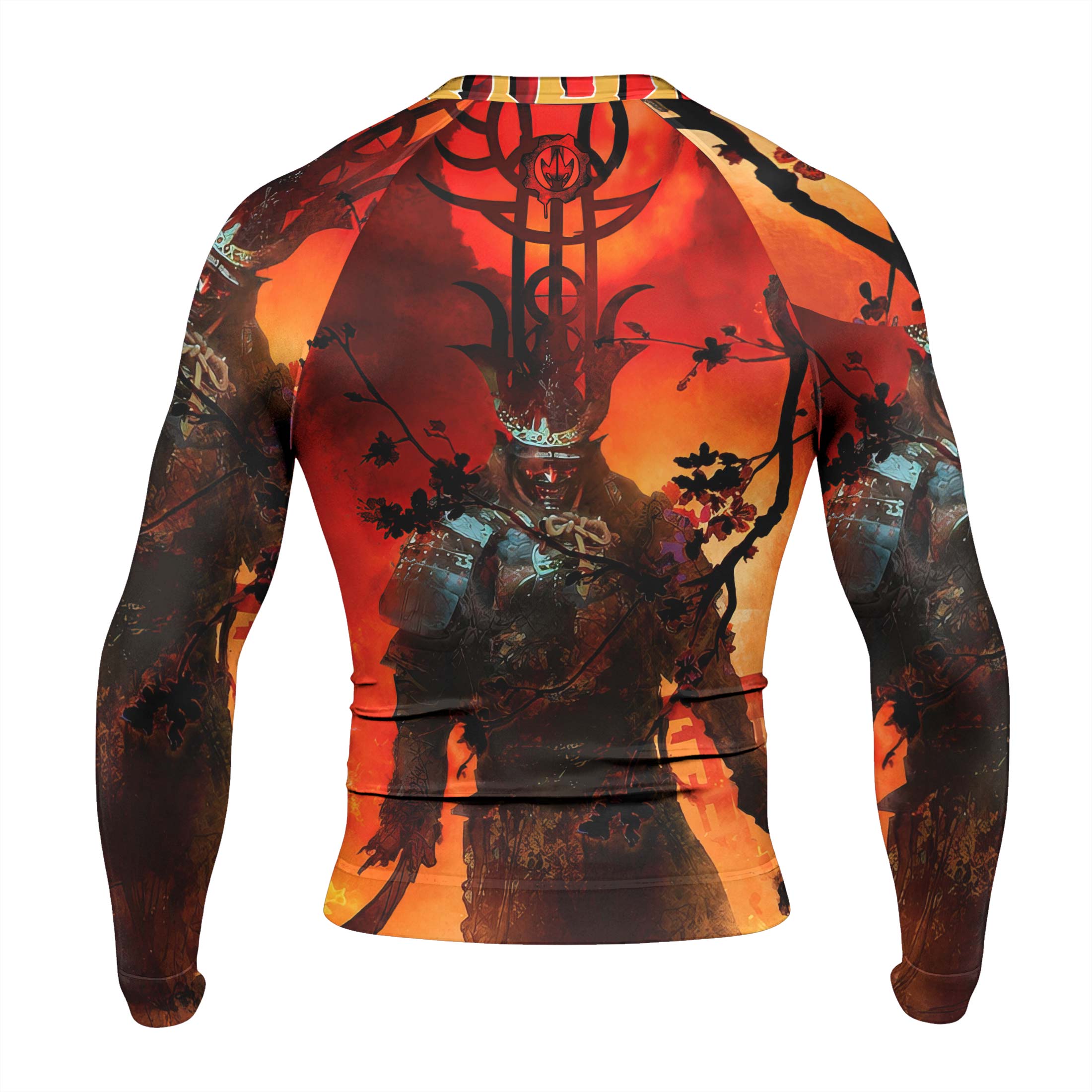Dead Samurai Warrior Men's Long Sleeve Rash Guard
