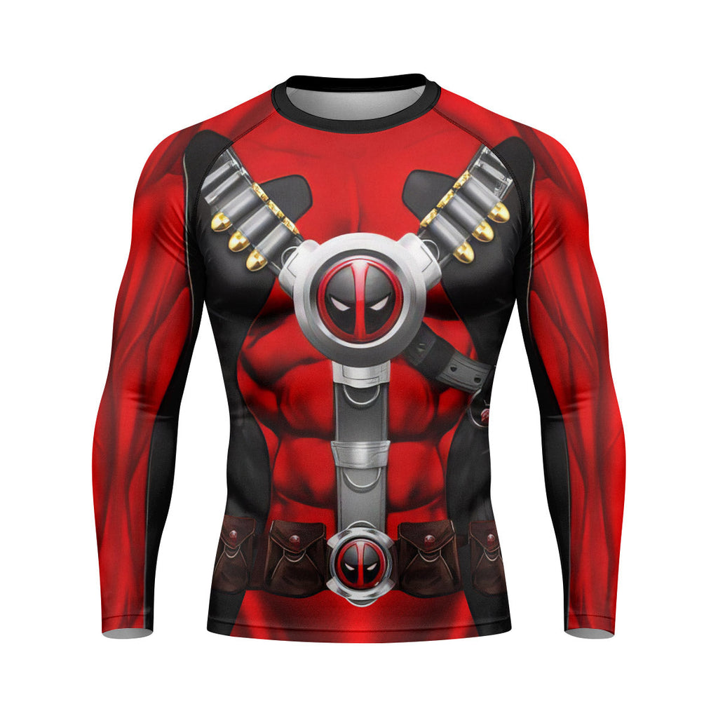 DeadPool Cosplay Rash Guard