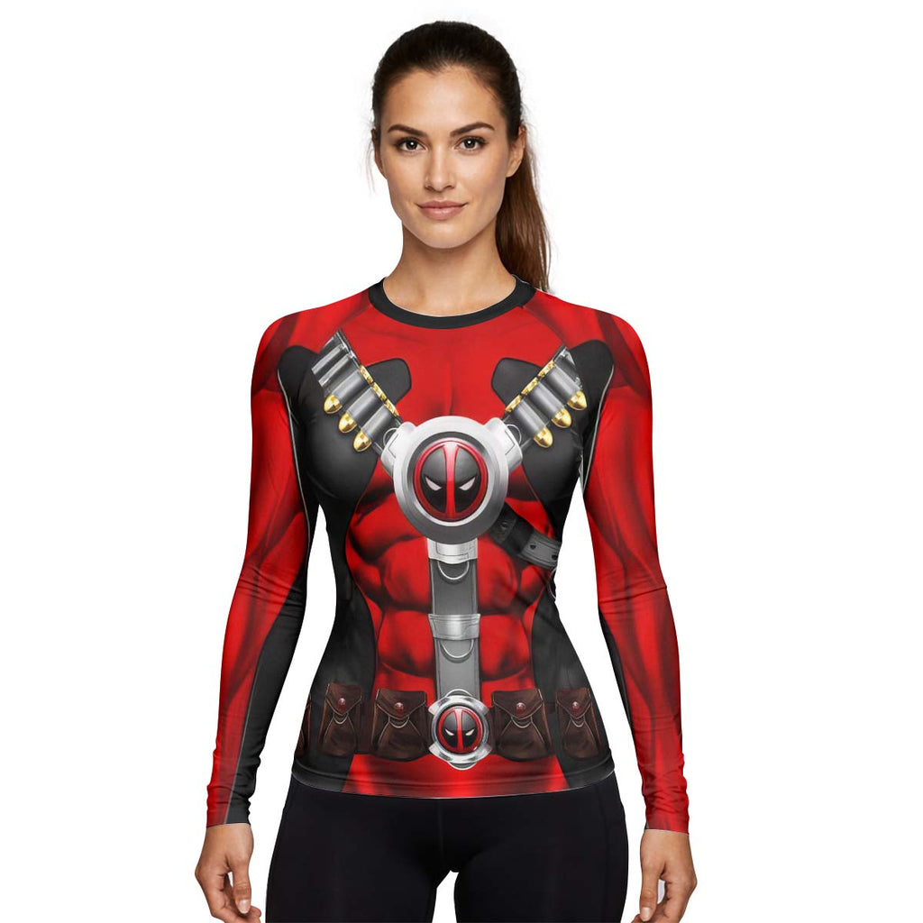 DeadPool Cosplay Rash Guard