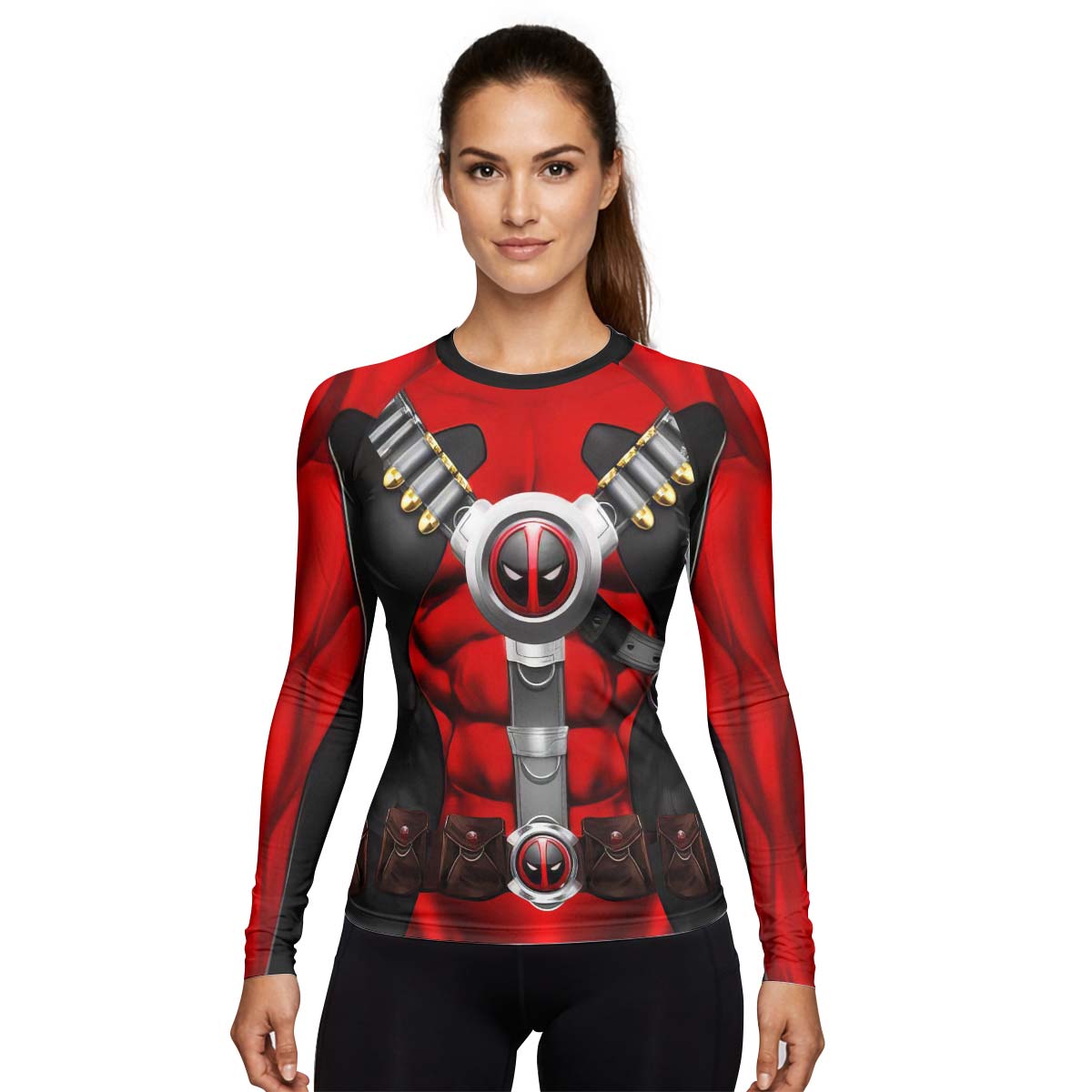 DeadPool Cosplay Rash Guard