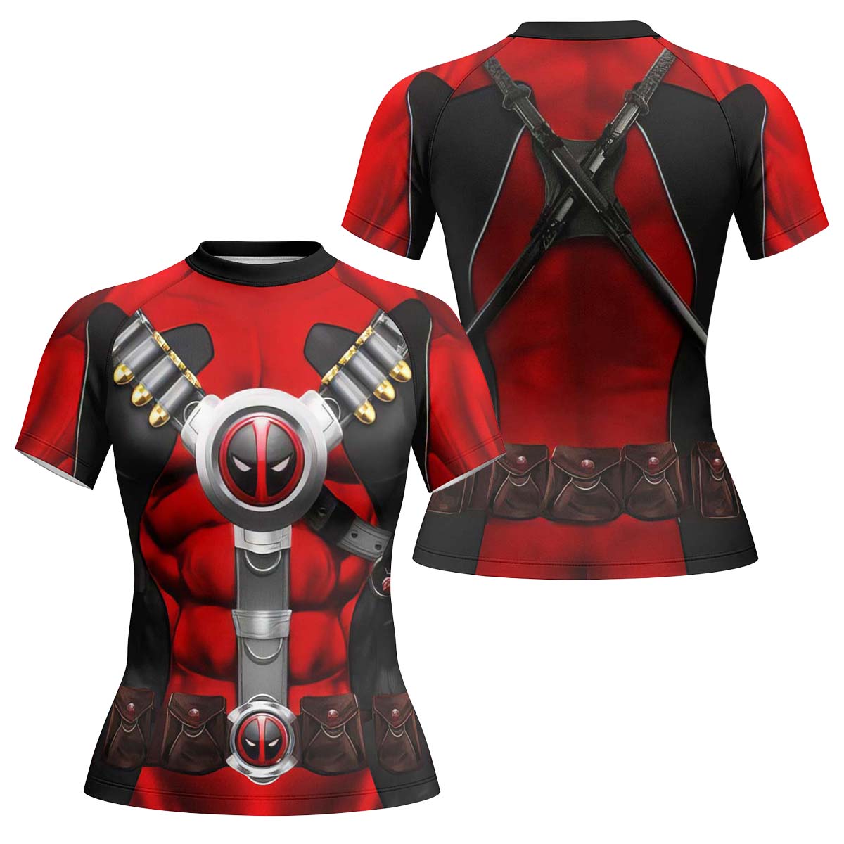 DeadPool Cosplay Rash Guard