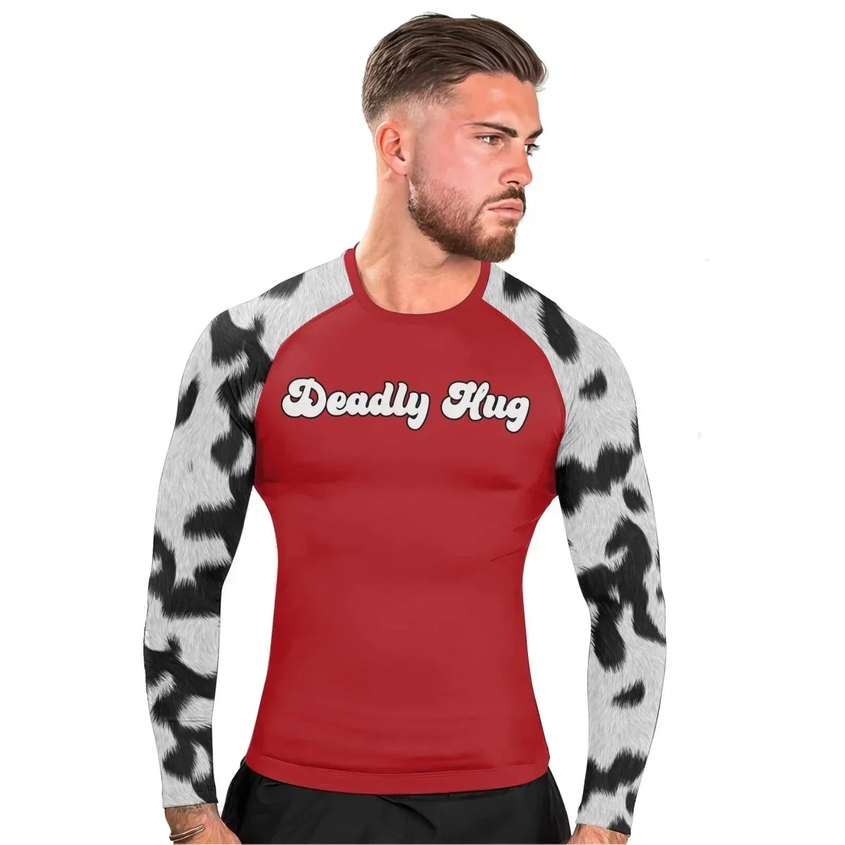 Deadly Hug Men's Long Sleeve Rash Guard