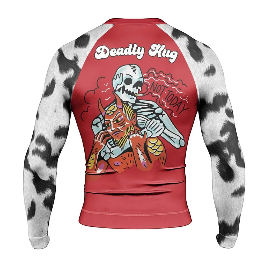 Deadly Hug Men's Long Sleeve Rash Guard