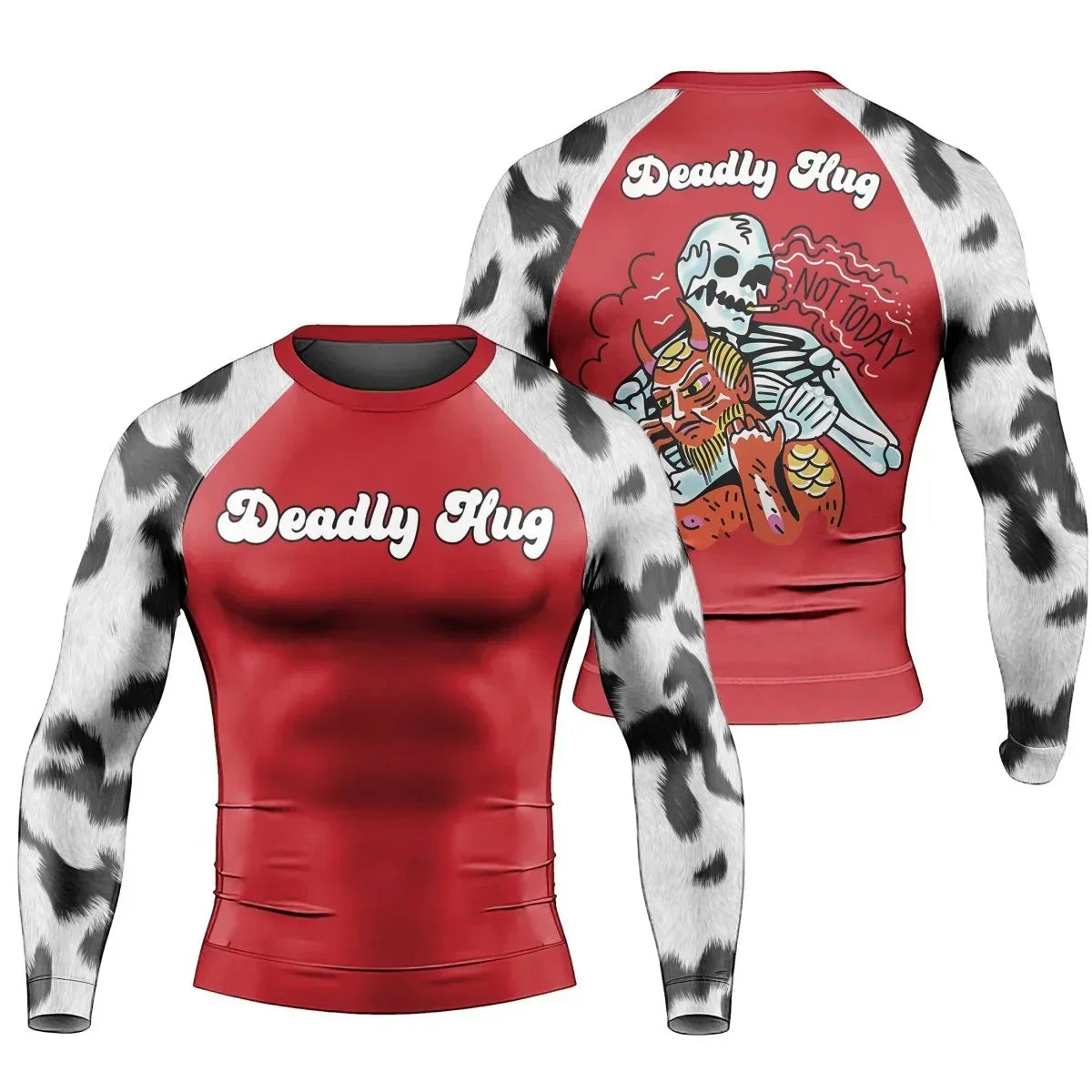 Deadly Hug Men's Long Sleeve Rash Guard