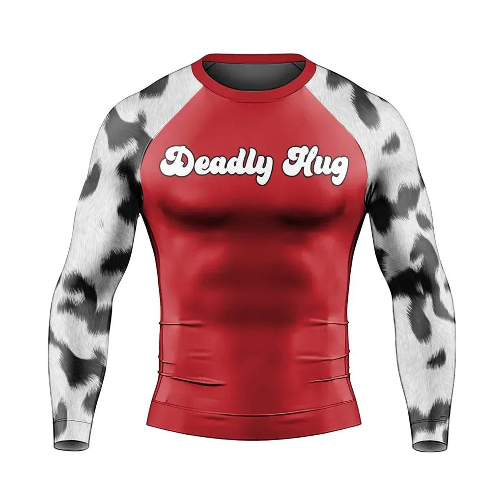 Deadly Hug Men's Long Sleeve Rash Guard