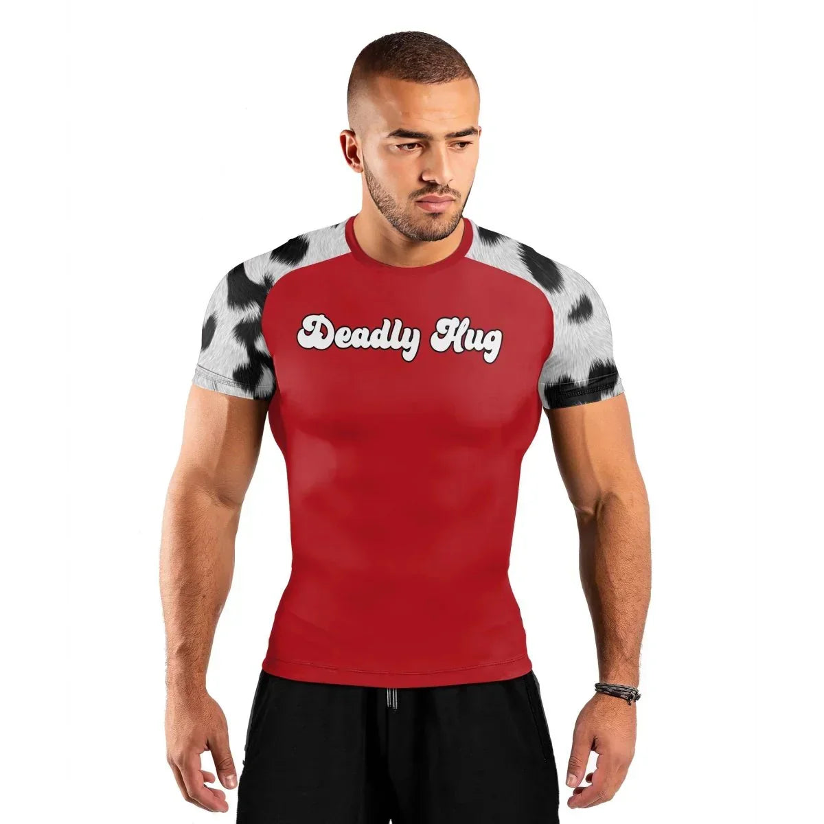 Deadly Hug Men's Short Sleeve Rash Guard