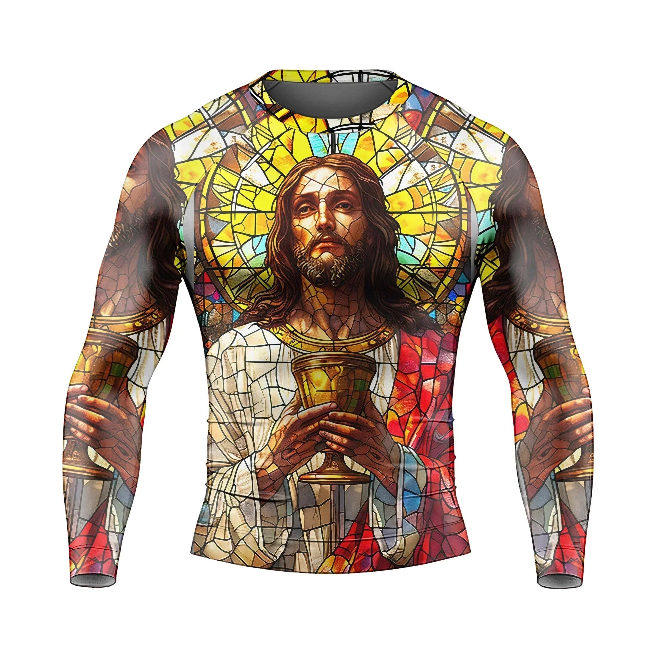 Divine Covenant Men's Long Sleeve Rash Guard